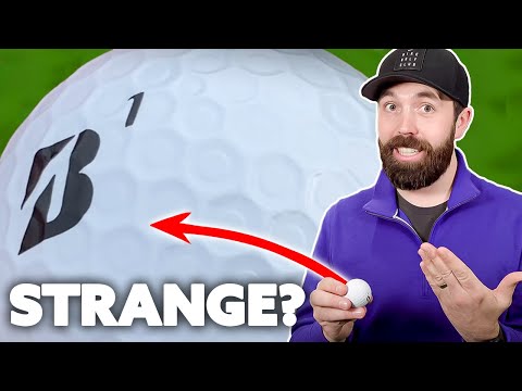 These golf balls have WEIRD dimples