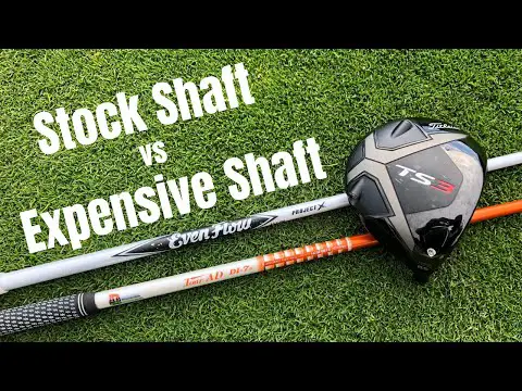 Stock Driver Shaft vs Expensive Up-charge Driver Shaft - Using Titleist TS3 Driver