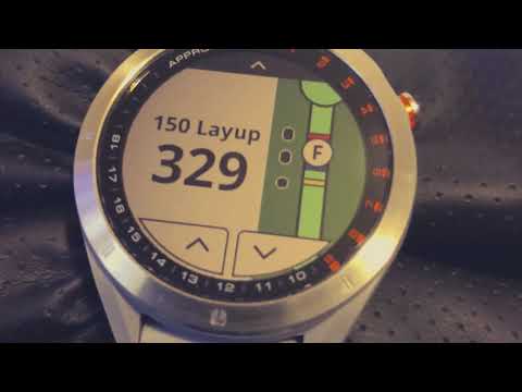 Garmin Approach S40 menu