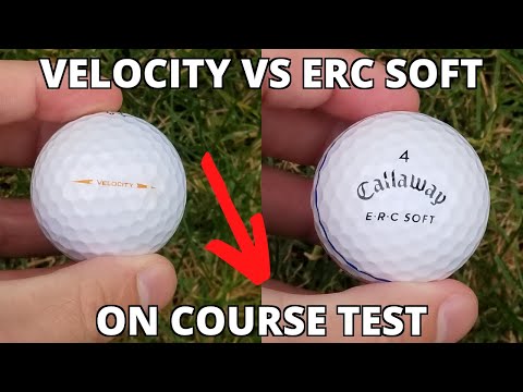 ✅ Best Ball For The AVERAGE PLAYER? Titleist Velocity vs Callaway ERC Soft