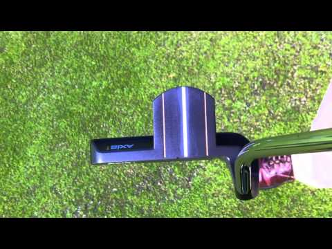 2011 PGA Show Demo Day Axis1 putter with inventor Luis Pedraza
