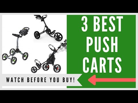 ✅ Best Push Carts For Golf -- Top 3