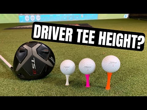 HIT LONGER DRIVES BY USING THE CORRECT TEE HEIGHT FOR YOU!