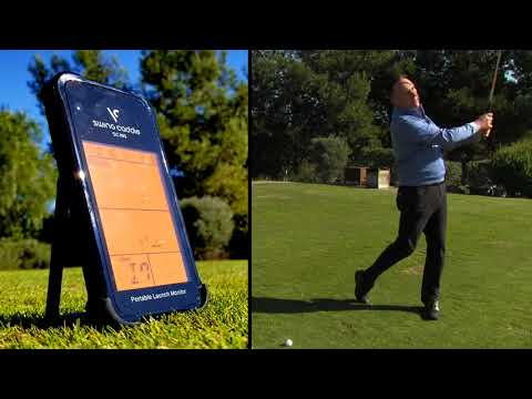 Swing Caddie SC100 Portable Golf Launch Monitor Video