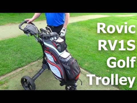 Rovic By Clicgear RV1S Swivel Golf Trolley First Look and First Look