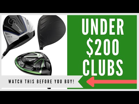 ✅ 7 BEST GOLF DRIVERS UNDER $200